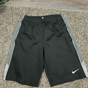 Nike Black Dri-FIT Shorts with White Tag Detail